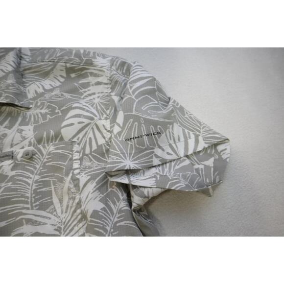Columbia Vented Fishing Shirt Floral Omni-Shade Camp Shirt Mens Sz XL - Picture 9 of 11